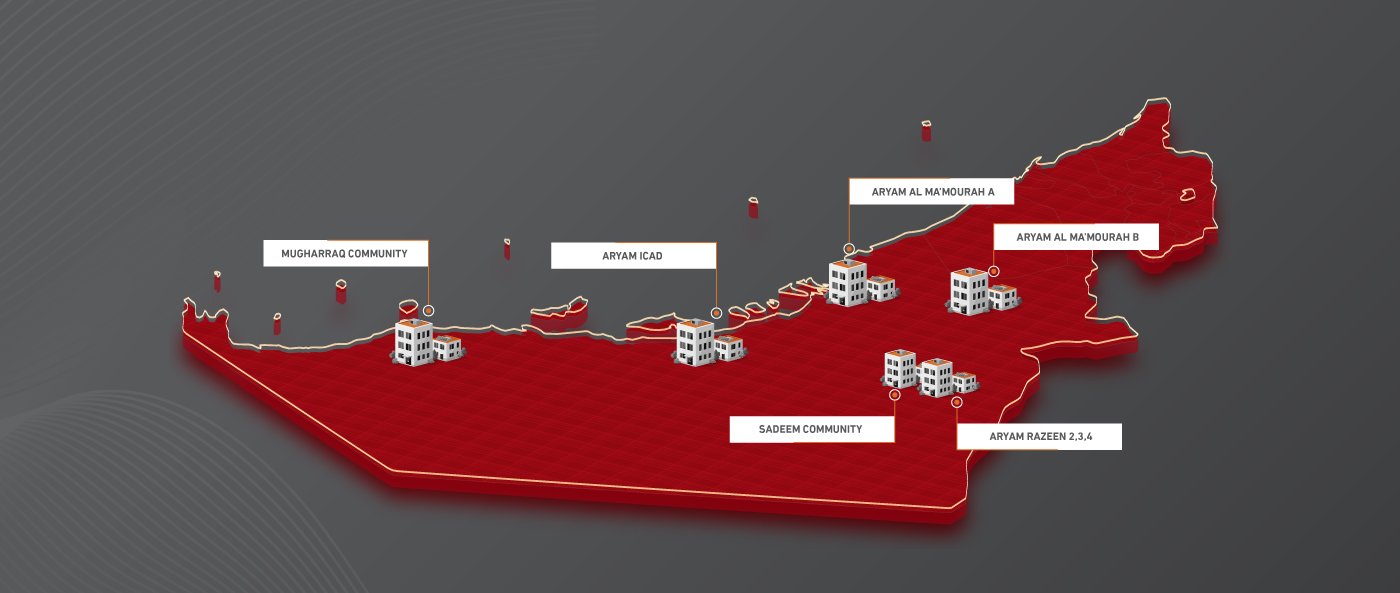 Sdeira community locations map